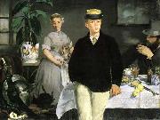 Edouard Manet Fruhstuck im Atelier France oil painting artist